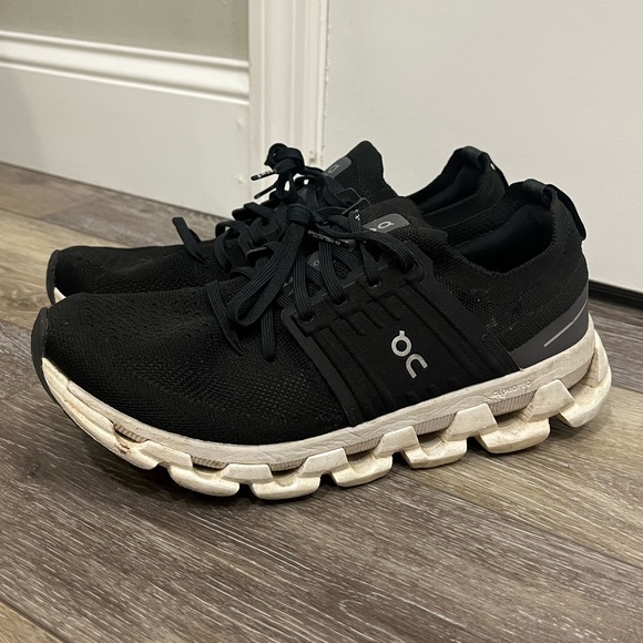 On Running Cloudswift Men’s Black Running Shoes - Picture 1 of 9